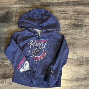 Roxy zip sweatshirt 4t girl